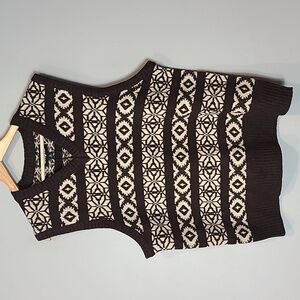 ONLY NY‎ Wool Vest Mens Size Large Fair Isle Old Money Academia New Comfy